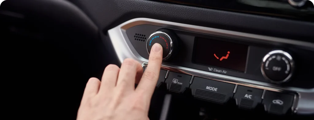 Reglage för AC i bilen